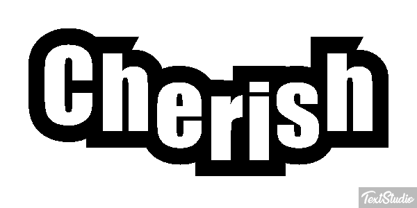 Cherish Text effect