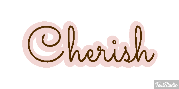 Cherish Text effect