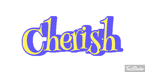 Cherish Text effect