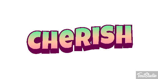 Cherish Text effect