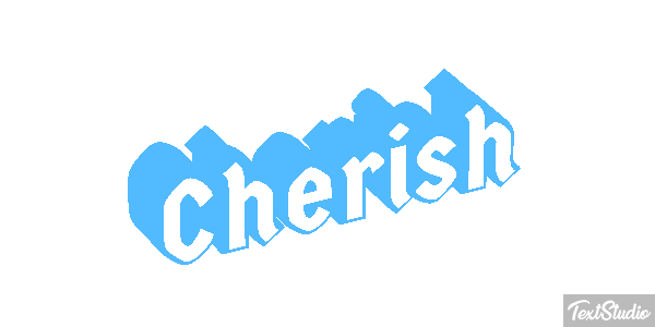 Cherish Text effect