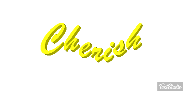 Cherish Text effect
