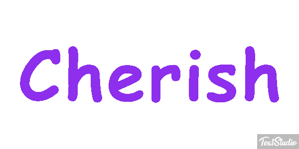 Cherish Text effect