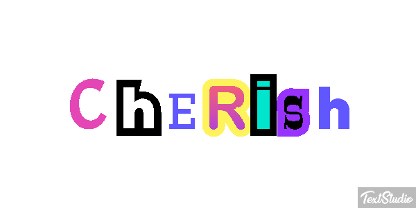 Cherish Text effect