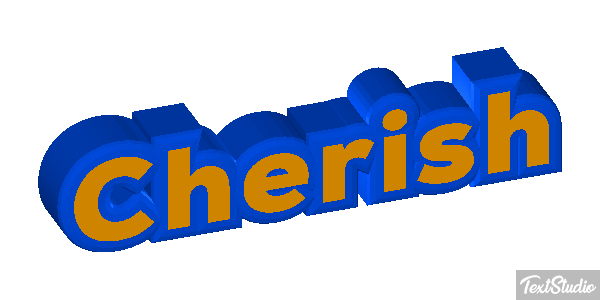 Cherish Text effect