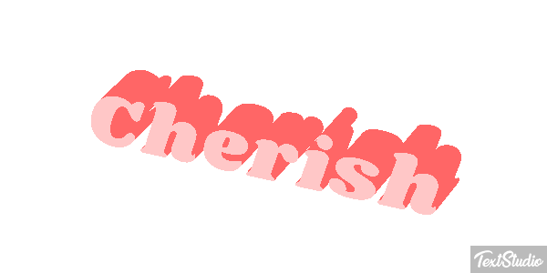Cherish Text effect