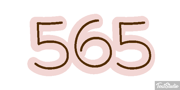 565 Efecto de texto
