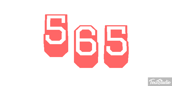 565 Efecto de texto