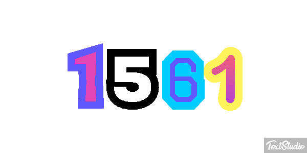 1561 Efecto de texto