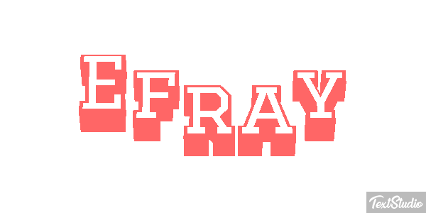 Efray Texteffekt