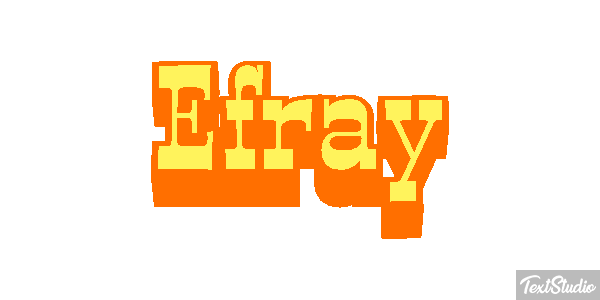 Efray Texteffekt
