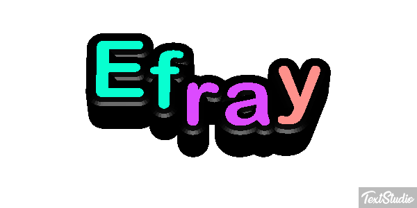 Efray Texteffekt