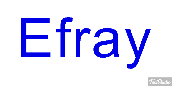 Efray Texteffekt