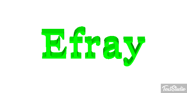 Efray Texteffekt