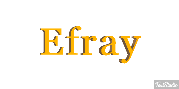 Efray Texteffekt