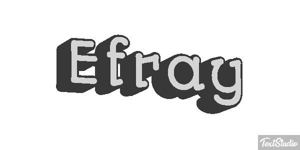 Efray Texteffekt