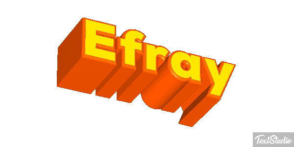 Efray Texteffekt