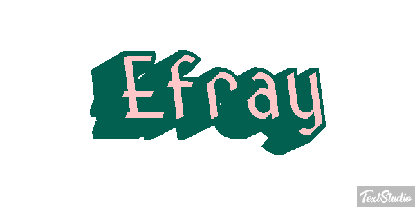 Efray Texteffekt