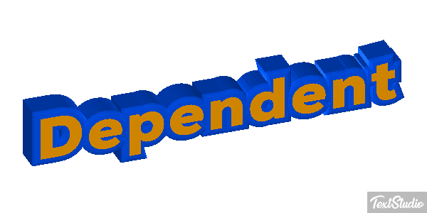 Dependent Effetto testo