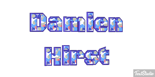 Damien Hirst Text effect