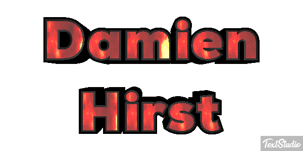 Damien Hirst Text effect
