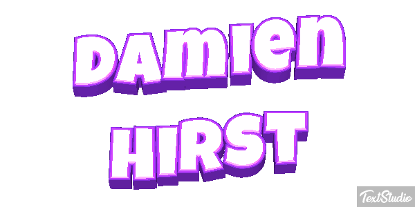 Damien Hirst Text effect