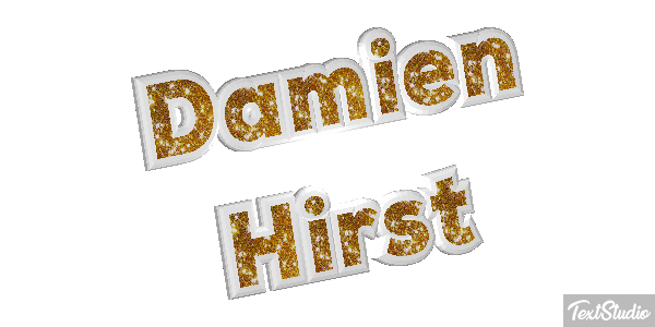 Damien Hirst Text effect