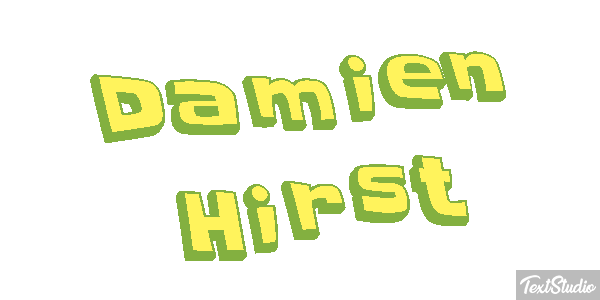 Damien Hirst Text effect
