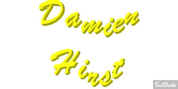 Damien Hirst Text effect