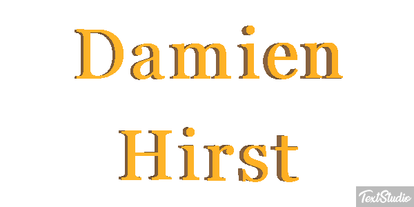 Damien Hirst Text effect