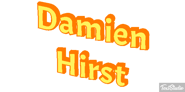 Damien Hirst Text effect