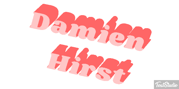Damien Hirst Text effect
