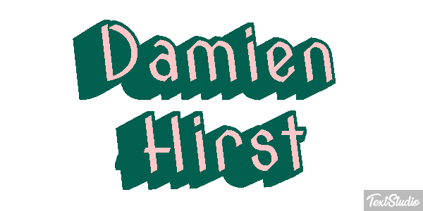 Damien Hirst Text effect
