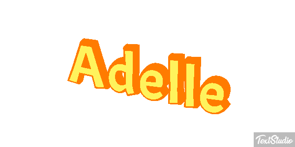 Adelle Text effect