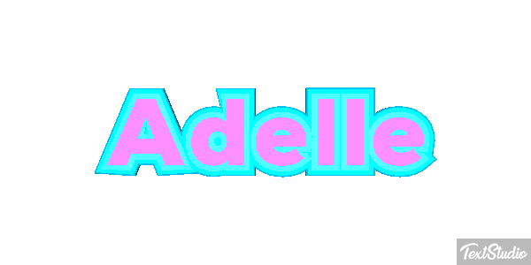 Adelle Text effect