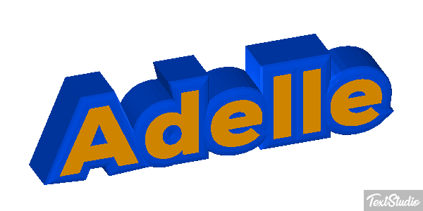 Adelle Text effect