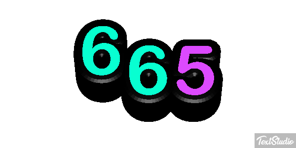 665 Effet de texte