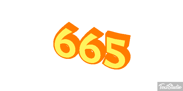 665 Effet de texte