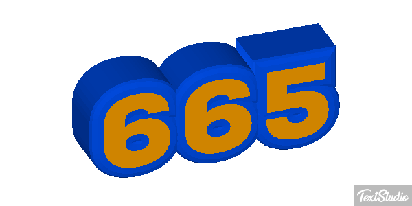 665 Effet de texte