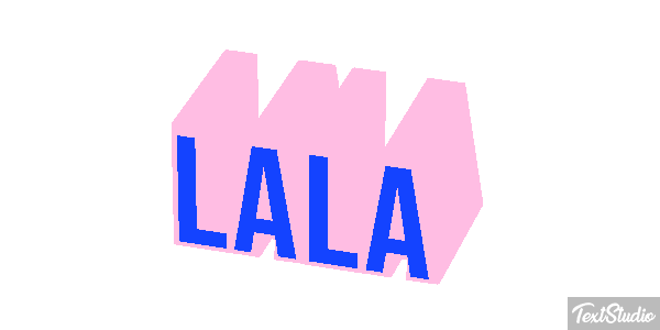 Lala Effetto testo