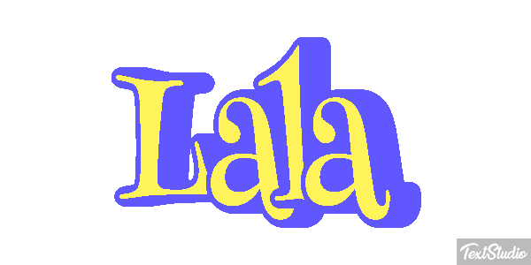 Lala Effetto testo