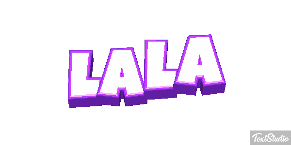 Lala Effetto testo