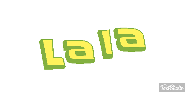 Lala Effetto testo