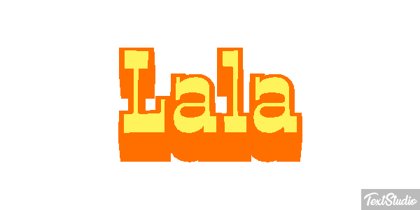 Lala Effetto testo