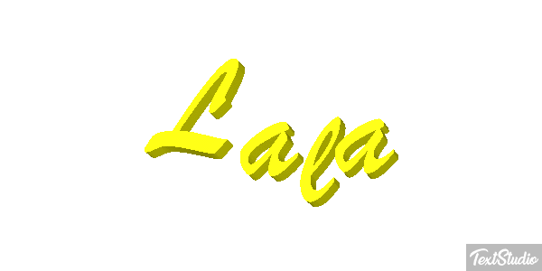 Lala Effetto testo