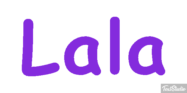 Lala Effetto testo