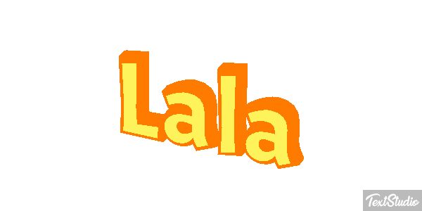 Lala Effetto testo