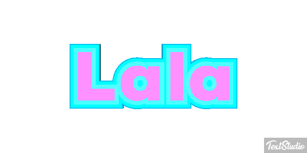 Lala Effetto testo