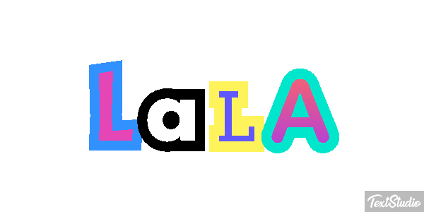 Lala Effetto testo