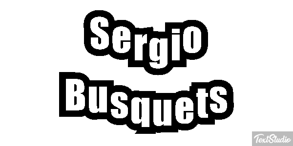 Sergio Busquets テキスト効果